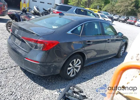 2024 Honda Civic Lx из США, поврежденный, VIN 2HGFE2F26RH593759